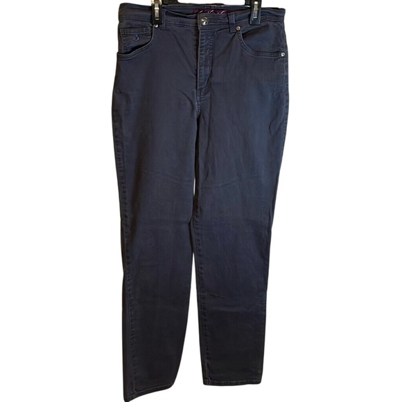 Gloria Vanderbilt Amanda Jeans Womens High‎ Rise Tapered Leg Denim Pants - Picture 1 of 5